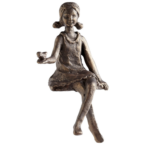 Shelf Figurine Sculpture in Oiled Bronze (208|03042)