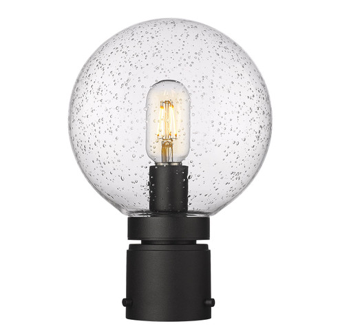 Laurent One Light Outdoor Post Mount Fixture in Black (224|599PHM-BK)