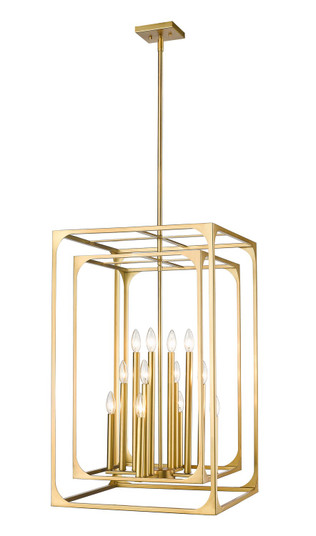 Easton 12 Light Chandelier in Rubbed Brass (224|3038-12RB)