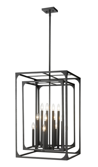 Easton 12 Light Chandelier in Matte Black (224|3038-12MB)