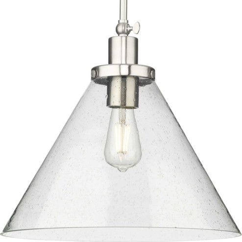 Hinton One Light Pendant in Brushed Nickel (54|P500384-009)