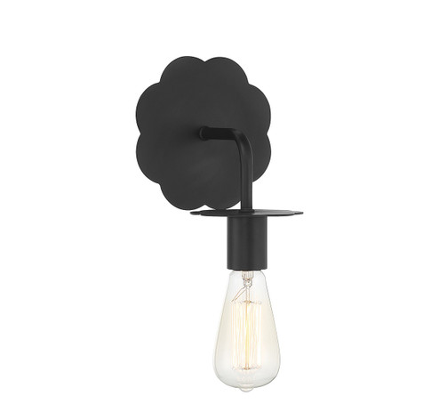 One Light Wall Sconce in Matte Black (446|M90104MBK)