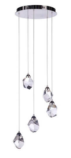 Euclid LED Pendant in Polished Nickel (90|370525)