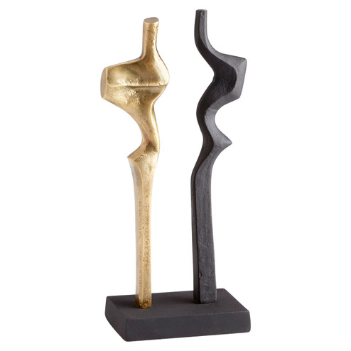 Sculpture in Antique Brass And Black (208|10219)