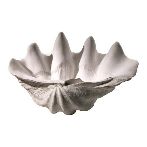 Clam Shell Sculpture in White (208|02799)