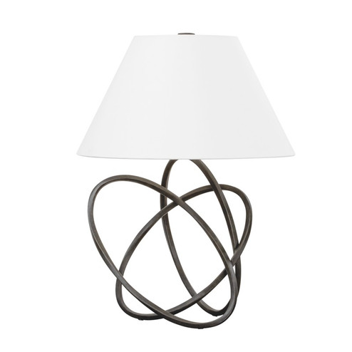 Miles One Light Table Lamp in French Iron (67|PTL1024-FRN)