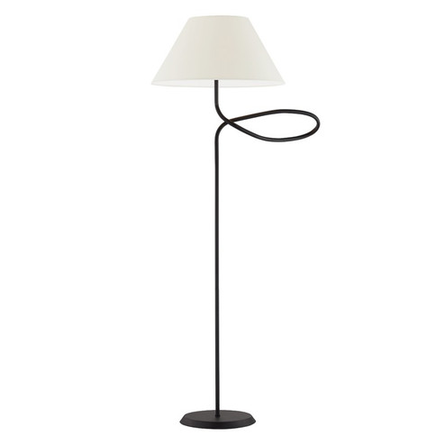 Alameda One Light Floor Lamp in Forged Iron (67|PFL1868-FOR)