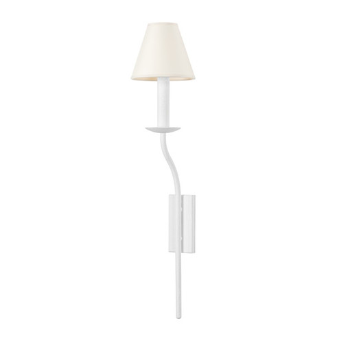 Lomita One Light Wall Sconce in Gesso White (67|B8825-GSW)