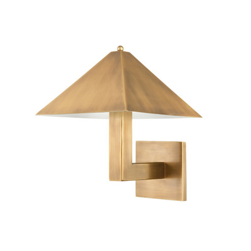 Knight One Light Wall Sconce in Patina Brass (67|B5211-PBR)