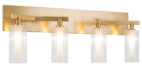 Kristof Four Light Wall Sconce in Aged Gold Brass (423|W60804AG)