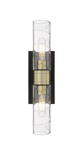 Downtown Urban LED Bath Vanity in Black Antique Brass (405|617-2W-BAB-G617-8DE)