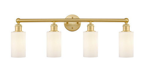 Edison Four Light Bath Vanity in Satin Gold (405|616-4W-SG-G801)