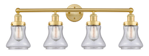 Edison Four Light Bath Vanity in Satin Gold (405|616-4W-SG-G194)