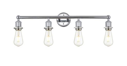 Edison Four Light Bath Vanity in Polished Chrome (405|616-4W-PC)