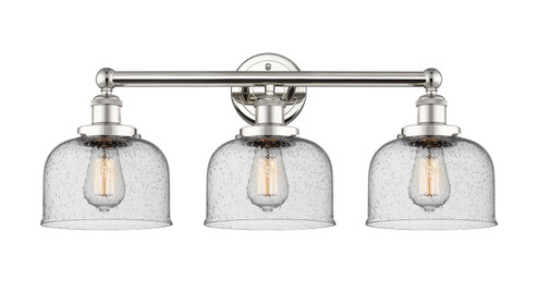 Edison Three Light Bath Vanity in Polished Nickel (405|616-3W-PN-G74)