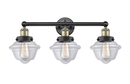 Edison Three Light Bath Vanity in Black Antique Brass (405|616-3W-BAB-G532)