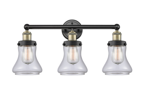 Edison Three Light Bath Vanity in Black Antique Brass (405|616-3W-BAB-G192)