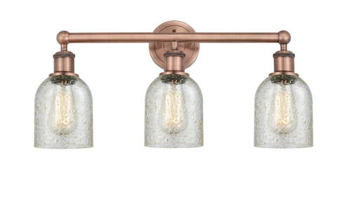 Edison Three Light Bath Vanity in Antique Copper (405|616-3W-AC-G259)