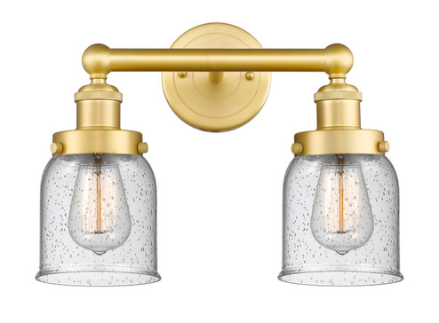 Edison Two Light Bath Vanity in Satin Gold (405|616-2W-SG-G54)