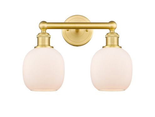 Edison Two Light Bath Vanity in Satin Gold (405|616-2W-SG-G101)