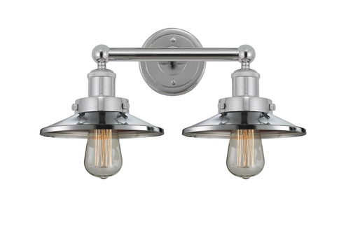 Edison Two Light Bath Vanity in Polished Chrome (405|616-2W-PC-M7-PC)