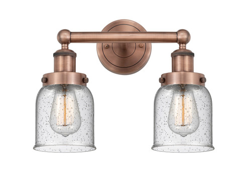 Edison Two Light Bath Vanity in Antique Copper (405|616-2W-AC-G54)