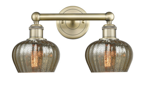 Edison Two Light Bath Vanity in Antique Brass (405|616-2W-AB-G96)