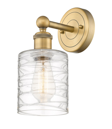Edison One Light Wall Sconce in Brushed Brass (405|616-1W-BB-G1113)