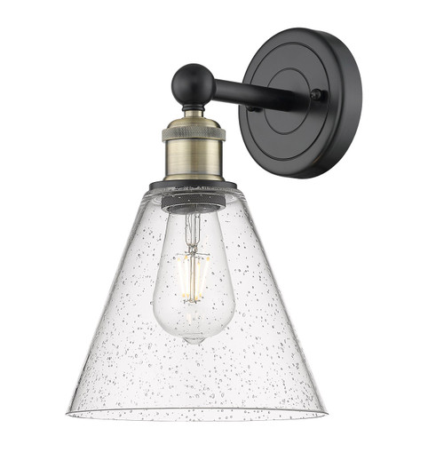 Edison One Light Wall Sconce in Black Antique Brass (405|616-1W-BAB-GBC-84)