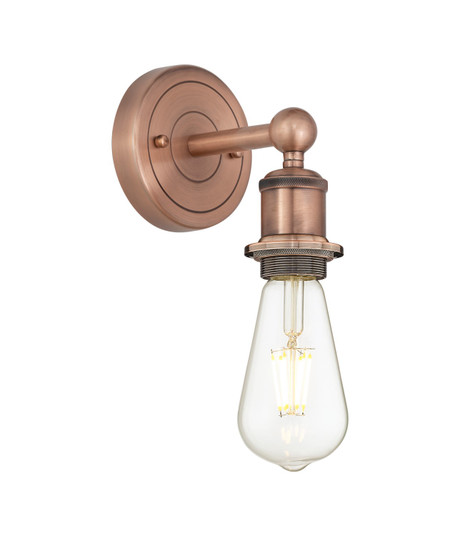 Downtown Urban One Light Wall Sconce in Antique Copper (405|616-1W-AC)
