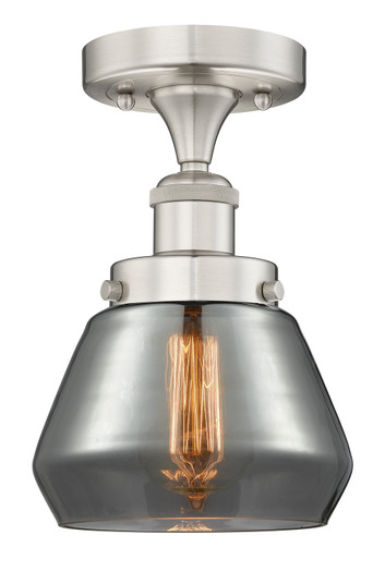 Edison One Light Semi-Flush Mount in Satin Gold (405|616-1F-SG-G172) Edison One Light Semi-Flush Mount in Satin Gold (405|616-1F-SG-G172)
