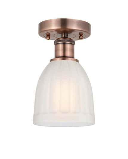 Edison One Light Semi-Flush Mount in Antique Copper (405|616-1F-AC-G441) Edison One Light Semi-Flush Mount in Antique Copper (405|616-1F-AC-G441)