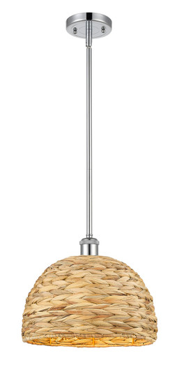 Ballston One Light Pendant in Polished Chrome (405|516-1S-PC-RBD-12-NAT)
