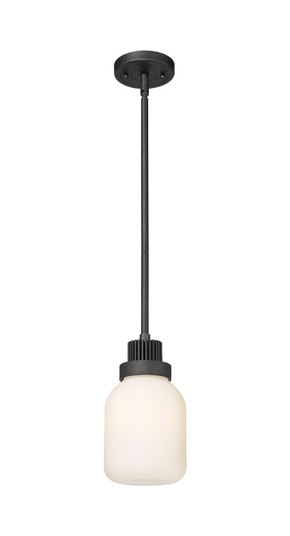 Downtown Urban LED Pendant in Weathered Zinc (405|472-1S-WZ-G472-6WH)