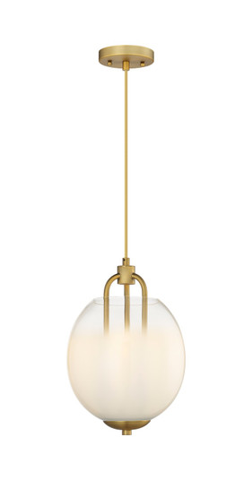 Downtown Urban LED Pendant in Brushed Brass (405|453-3P-BB-G453-10WCL)