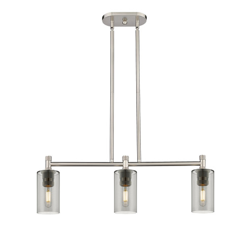 Downtown Urban LED Island Pendant in Satin Nickel (405|434-3I-SN-G434-7SM)
