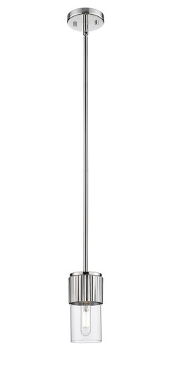 Downtown Urban LED Pendant in Polished Nickel (405|428-1S-PN-G428-7CL)