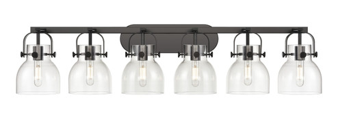 Downtown Urban LED Bath Vanity in Matte Black (405|423-6W-BK-G412-6CL)