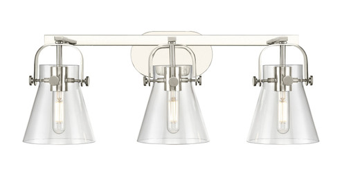 Downtown Urban LED Bath Vanity in Polished Nickel (405|423-3W-PN-G411-6CL)