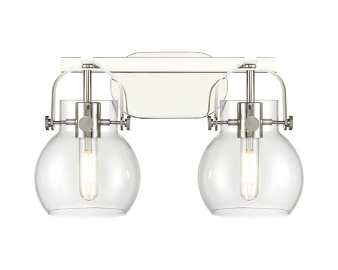 Downtown Urban LED Bath Vanity in Polished Nickel (405|423-2W-PN-G410-6CL)