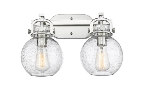 Downtown Urban Two Light Bath Vanity in Brushed Satin Nickel (405|410-2W-SN-G410-7SDY)