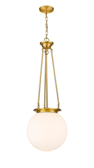 Essex One Light Pendant in Satin Gold (405|221-1P-SG-G201-14)