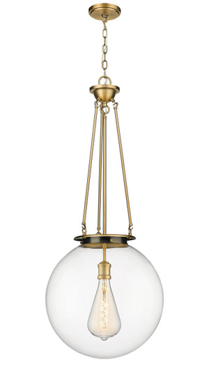 Essex One Light Pendant in Brushed Brass (405|221-1P-BB-G202-18)