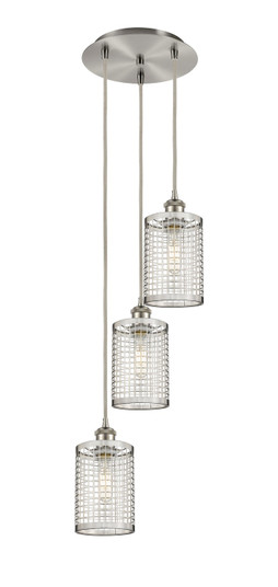 Downtown Urban LED Pendant in Brushed Satin Nickel (405|113B-3P-SN-M18-SN)