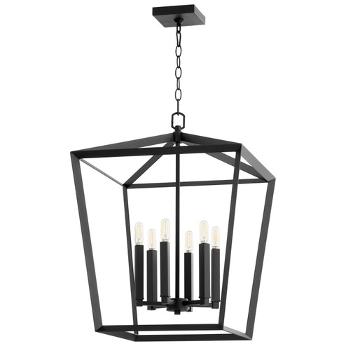 Six Light Chandelier in Noir (208|10376)