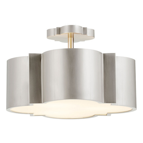 Three Light Ceiling Mount in Satin Nickel (208|10062)