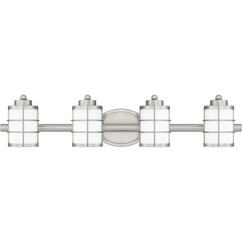 Hazlett Four Light Bath in Brushed Nickel (10|HZT8631BN)
