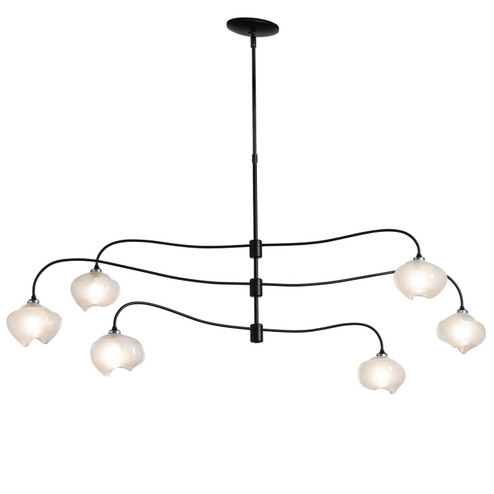 Ume Six Light Pendant in Black (39|136357-SKT-MULT-10-FD0710)