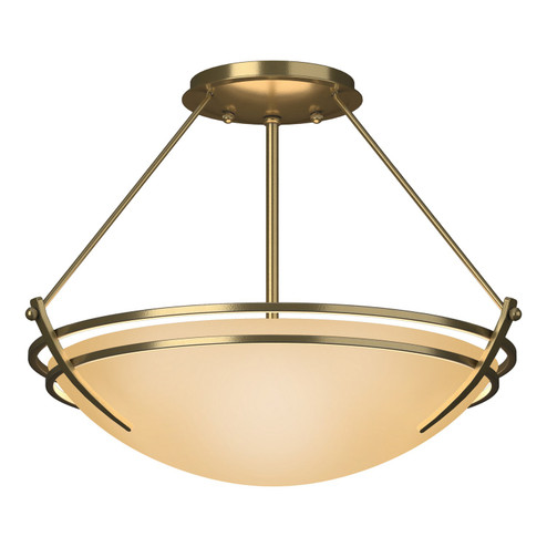 Tryne Two Light Semi-Flush Mount in White (39|124422-SKT-02-SS0047)