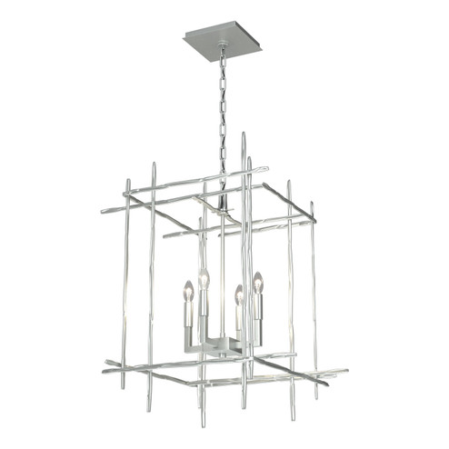 Tura Four Light Chandelier in Vintage Platinum (39|101316-SKT-82)